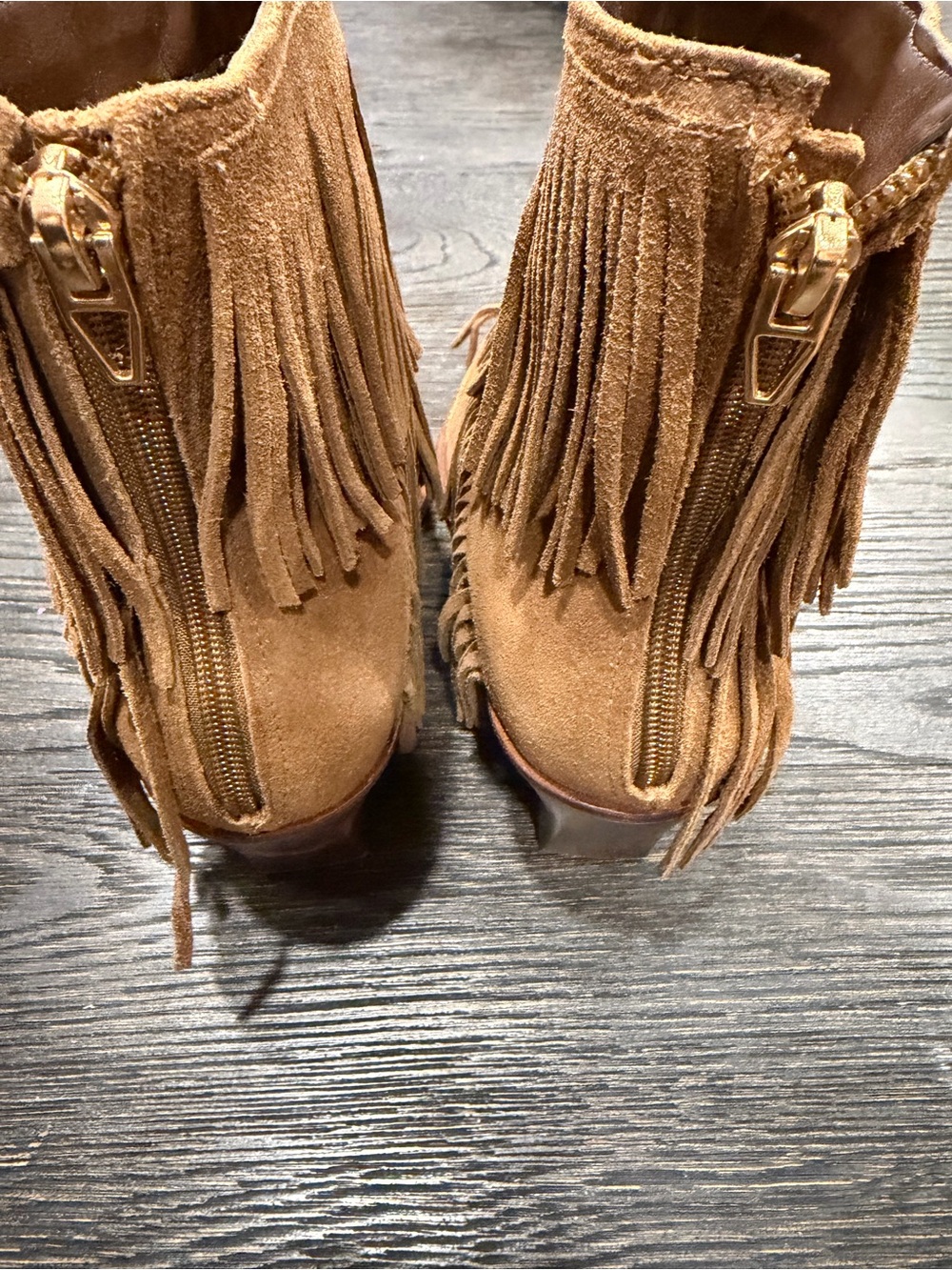 Dolce Vita torey booties chestnut suede size 9 - Picture 13 of 13